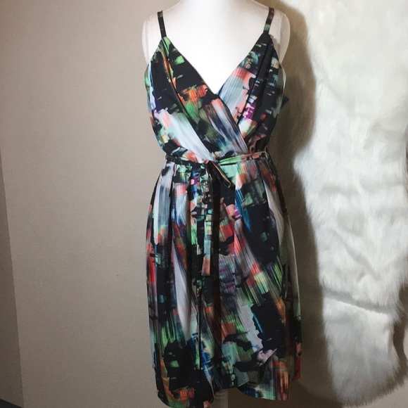 City Chic Dresses & Skirts - CITY CHIC Smudge Wrap Dress Sundress Size 16W NWT